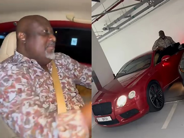Dino Melaye Flaunts His Bentley Continental GT, Takes It For A Cruise While On Vacation In Dubai - autojosh 