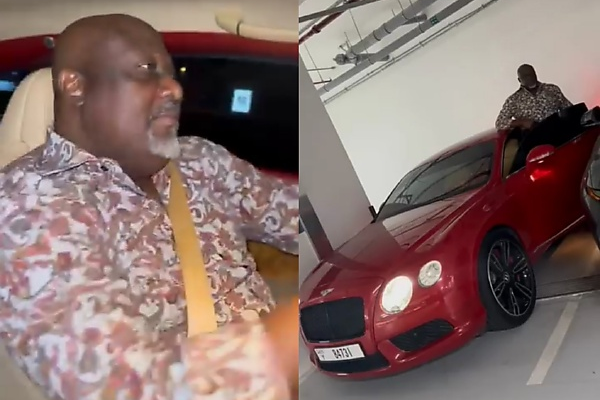 Dino Melaye Flaunts His Bentley Continental GT, Takes It For A Cruise While On Vacation In Dubai - autojosh
