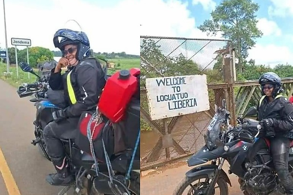Female Nigeria Customs Officer Completes 23-day Solo Motorcycle Trip Across 12 African Countries - autojosh