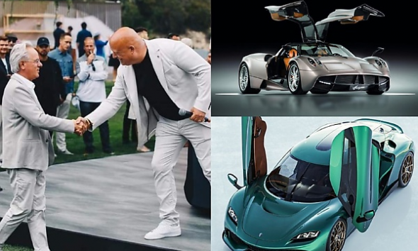 When Founder's Of Pagani And Koenigsegg Met At The Unveiling Of Koenigsegg CC850 - autojosh