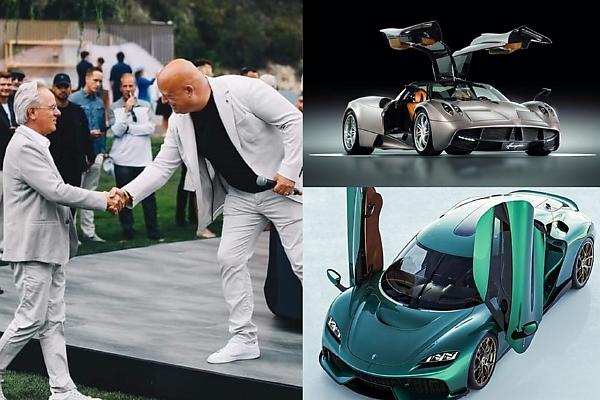 When Founder's Of Pagani And Koenigsegg Met At The Unveiling Of Koenigsegg CC850 - autojosh