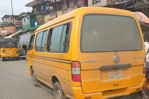 Today's Photo : Innoson-branded Commercial Bus (Yellow Danfo) Spotted In Lagos - autojosh 