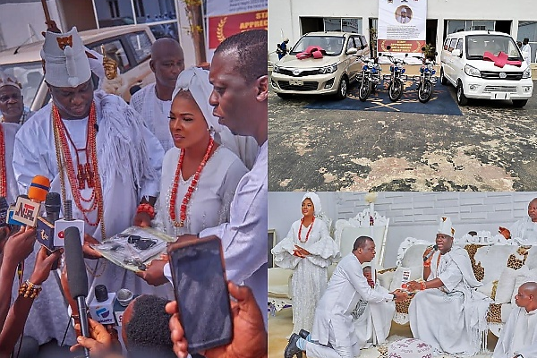 Innoson Donates Vehicles, Motorcycles to Ooni of Ife To Mark His 8 Years On The Throne - autojosh