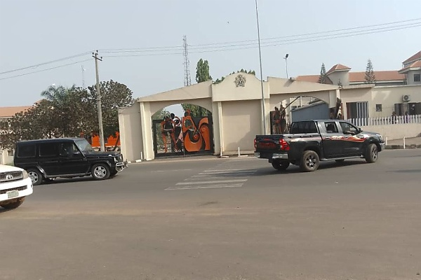 Moment Lucky Aiyedatiwa Arrives For His Swearing-in Ceremony As Ondo State Governor - autojosh 