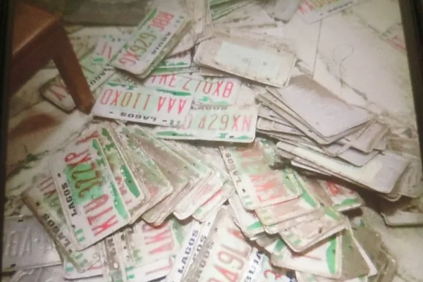 NPA Burst Syndicate Sabotaging Truck E-call Up System At Lagos Ports, Intercept 413 Fake Number Plates - autojosh