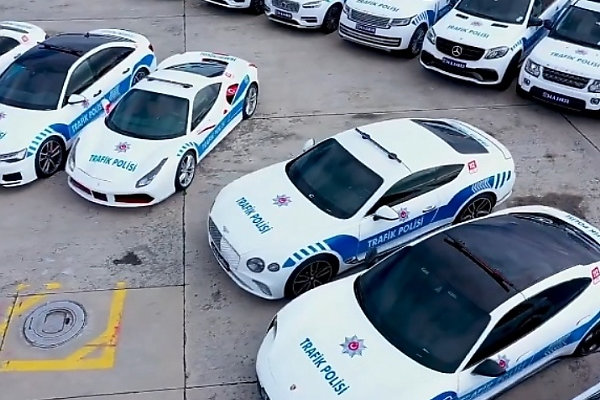 23 Supercars Seized From Australian Drug Lord Joins Turkey Police Fleet - autojosh 