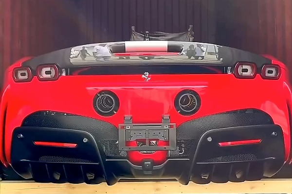 See The Unloading Of Ferrari SF90 Worth Over N1 Billion Moments After Arriving Lagos Dealership - autojosh 