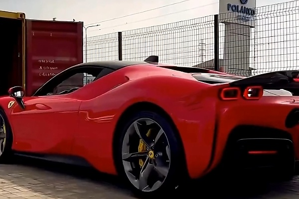 See The Unloading Of Ferrari SF90 Worth Over N1 Billion Moments After Arriving Lagos Dealership - autojosh 