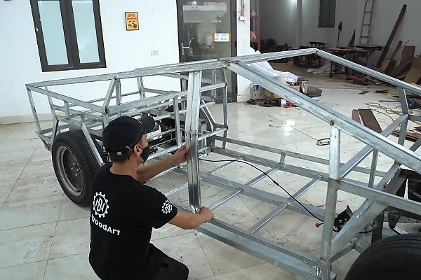 Vietnamese Woodworker Builds Replica, Drivable Tesla Cybertruck From Wood, Plans Gift Elon Musk - autojosh 