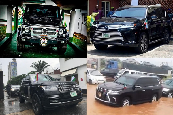 5 Different Official Car Models Used By Nigerian State Governors, From IVM G80 To Lexus LX 600 - autojosh