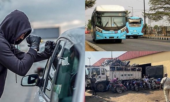 Taskforce Impounds 355 Okadas, NPF Explains How To Report Stolen Cars, LASG Ends 25% Discount On Transport Fares, News In The Past Week - autojosh