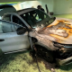 Car Owner Escapes From Burning Electric Car After Catching Fire While Charging At A Station - autojosh