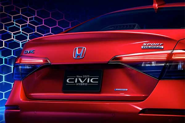 2025 Honda Civic Facelift Teased In Only Hybrid Variant