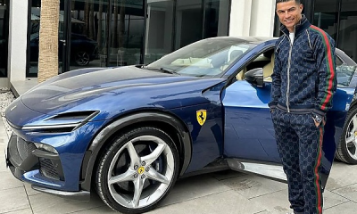 Cristiano Ronaldo Shows Off New $402K Ferrari Purosangue - Latest Addition To His Supercar Collection - autojosh