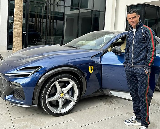 Cristiano Ronaldo Shows Off New $402K Ferrari Purosangue - Latest Addition To His Supercar Collection - autojosh