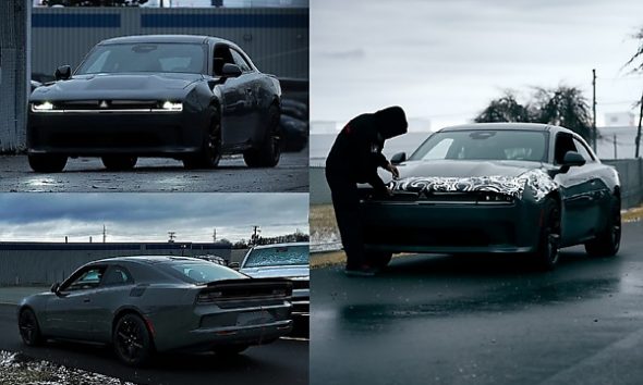 Today's Photos : Dodge Teases Upcoming Electric Replacement For Challenger And Charger - autojosh