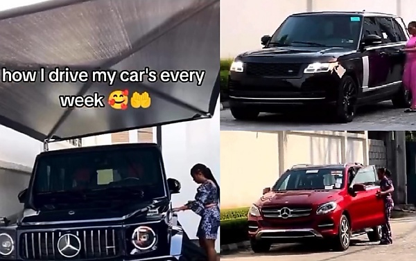 Netizens React After Nigerian Car Dealer, Esheza Autos, Shows Off Different Cars She Drives Everyday - autojosh