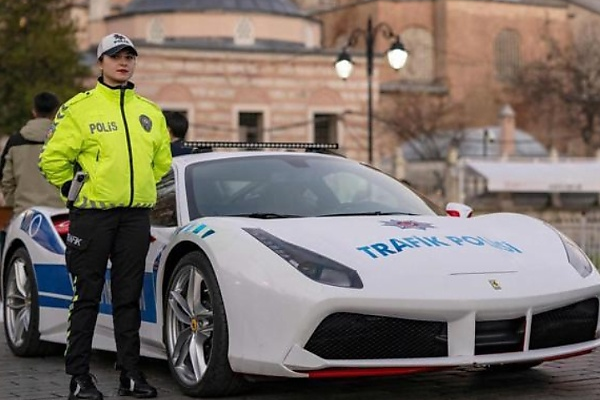 Ferrari 488 Seized From Criminal Gang Begins Patrol Duties With Turkish Traffic Police - autojosh 