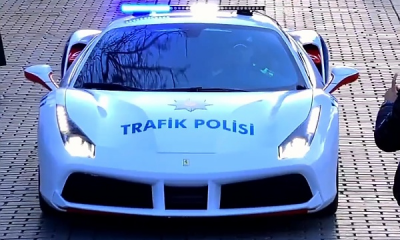 Ferrari 488 Seized From Criminal Gang Begins Patrol Duties With Turkish Traffic Police - autojosh