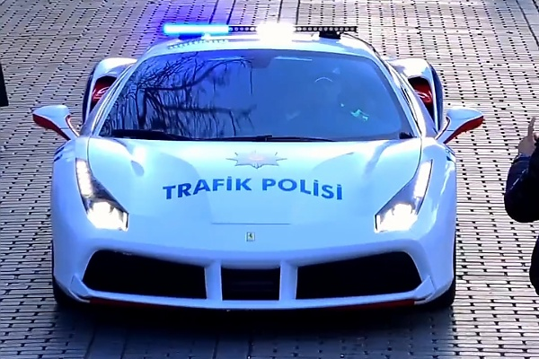 Ferrari 488 Seized From Criminal Gang Begins Patrol Duties With Turkish Traffic Police - autojosh 