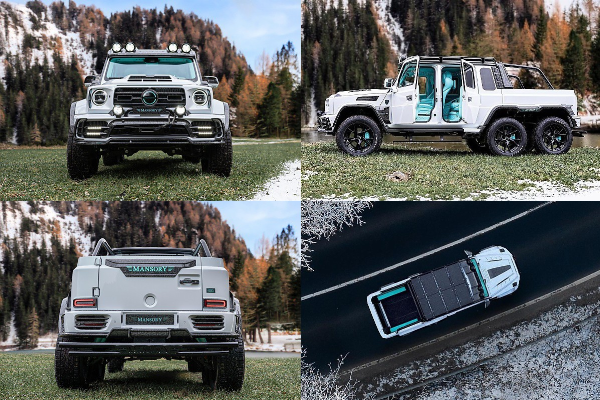 Mansory Reveals Six-wheeled “Gronos 6x6” With 900-horsepower, Rear Rolls-Royce Doors - autojosh