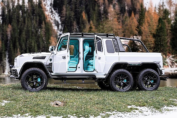 Mansory Reveals Six-wheeled “Gronos 6x6” With 900-horsepower, Rear Rolls-Royce Doors - autojosh