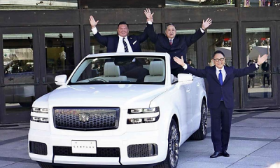 Toyota Unveils Open-top Century SUV That Will Be Used For Victory Ride Of Sumo Champion - autojosh