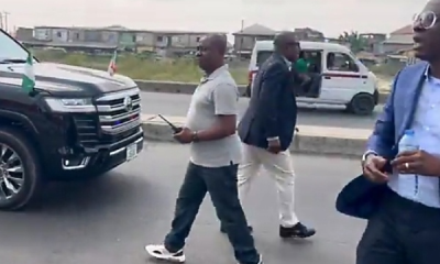 Moment Sanwo-Olu Stopped His Convoy To Arrest Okada Riders, Soldier For Plying One-way [VIDEOS] - autojosh