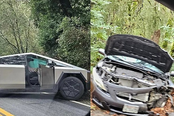 Toyota Corolla Driven By 17 Year Old Wrecked Beyond Repair After Colliding With Tesla Cybertruck - autojosh