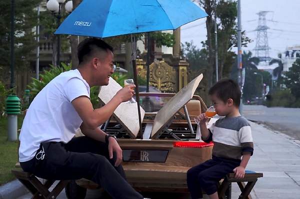 Meet The ‘Father Of The Year’ Who Builds Replica Of Famous Cars Out Of Wood For His Son To Drive - autojosh 