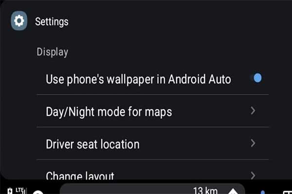Andriod Auto Now Displays Your Phone's Wallpaper On Car's Infotaiment System