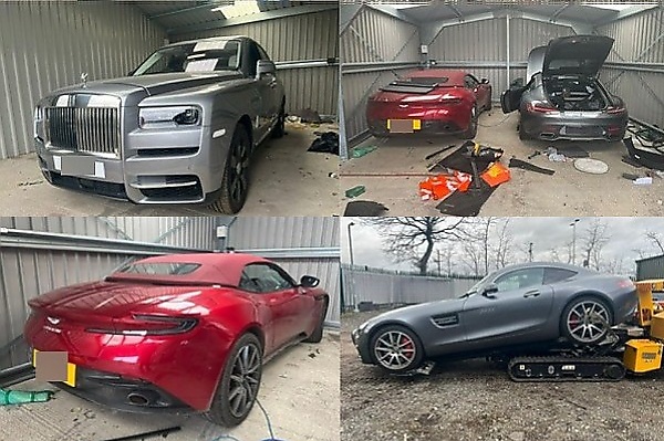 Police Recovers Six Stolen Cars, Including Rolls-Royce Cullinan And Aston Martin DB11, In London And Essex - autojosh