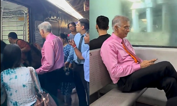 Indian Billionaire Ditches Chauffeur-driven Cars For Public Train Ride To Beat Mumbai’s Notorious Traffic - autojosh