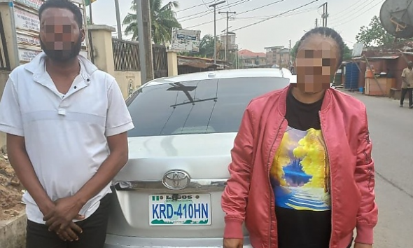 Lagos Police Arrests Two Trying To Kidnap Sec. School Student, Impound Their Tinted Toyota Camry - autojosh