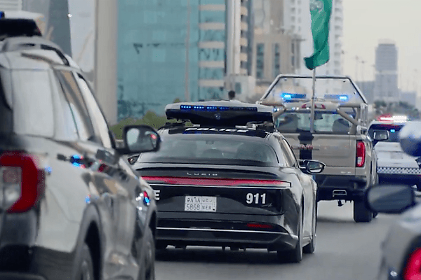 Lucid Air EV Joins Saudi Arabia Police Force, Features Drone Carrier On Its Roof - autojosh 