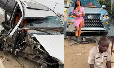 Mechanic On Joyride Crashes Nigerian Influencer Ife's Lexus GX 460 A Year After Purchase - autojosh