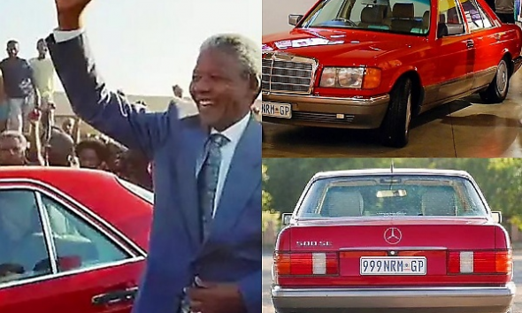 Madiba's Merc : Check Out The S-Class That Mercedes South Africa Factory Workers Built For Nelson Mandela - autojosh