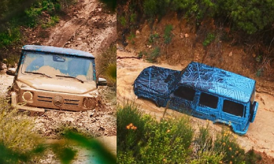 Today's Photos : Mercedes Shows “Go-anywhere” Electric G-Class Driving Through Mud - autojosh
