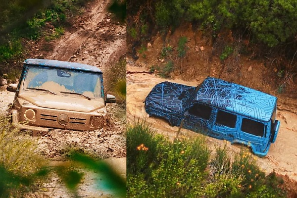 Today's Photos : Mercedes Shows “Go-anywhere” Electric G-Class Driving Through Mud - autojosh