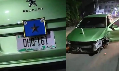 One-chance Member Trying To Escape Crashes Into A Car Belonging To A 1 Star Army Officer - autojosh