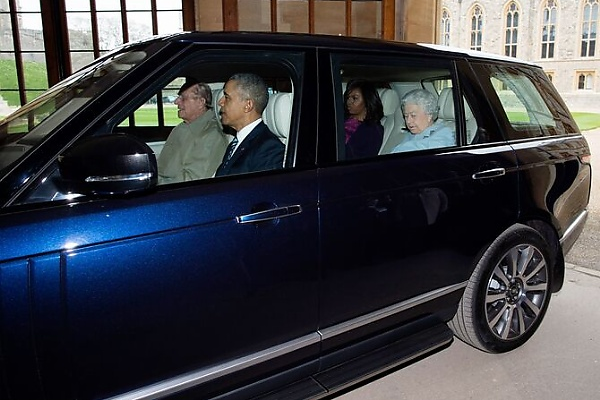 Queen Elizabeth’s Custom Range Rover Used To Ferry The Obamas Is Up For Sale For $285,000 - autojosh