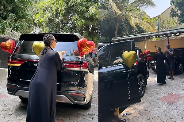 Regina Daniel Receives Lexus LX 600 Worth ₦500m As A Valentine's Day Gift From Her Husband - autojosh
