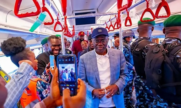 Ahead Of Feb 29th Launch, Sanwo-Olu Takes Part In Test-runs Of New Trains For The Red Line Rail - autojosh