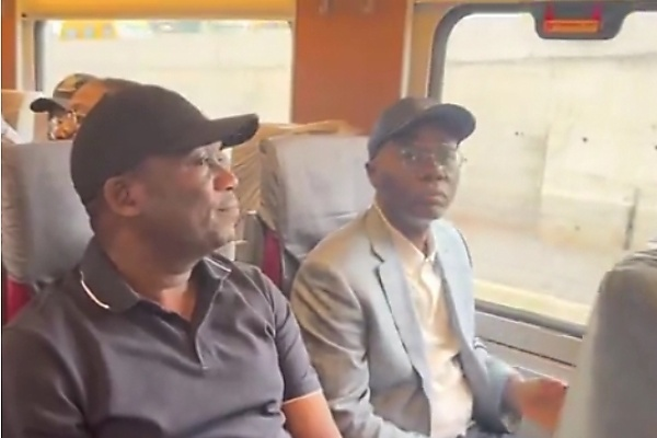 Ahead Of Feb 29th Launch, Sanwo-Olu Takes Part In Test-runs Of New Trains For The Red Line Rail - autojosh