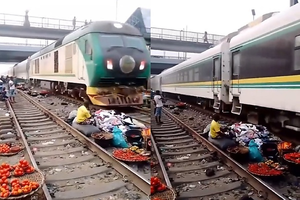 Tracks Are For Trains : LASG Dislodges Traders Selling Wares On Rail Lines To Avert Accident - autojosh