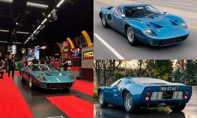 One Of Only 30 Original Ford GT40 Road Cars Sold For $6.9 Million At Auction - autojosh