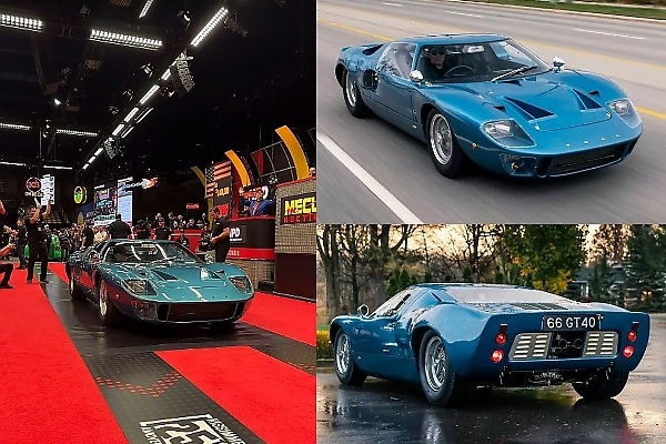 One Of Only 30 Original Ford GT40 Road Cars Sold For $6.9 Million At Auction - autojosh