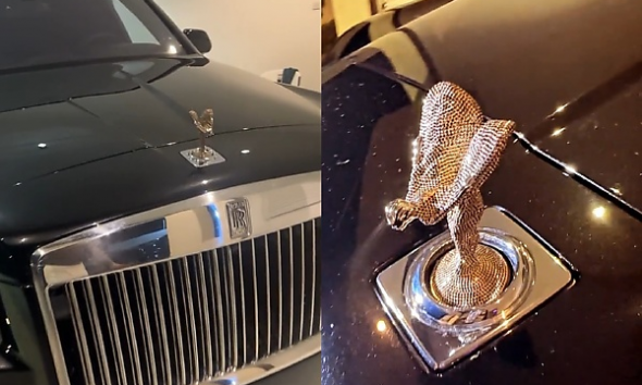 Burna Boy Buys Customized Rolls-Royce Cullinan With Diamond-encrusted Bonnet Ornament - autojosh