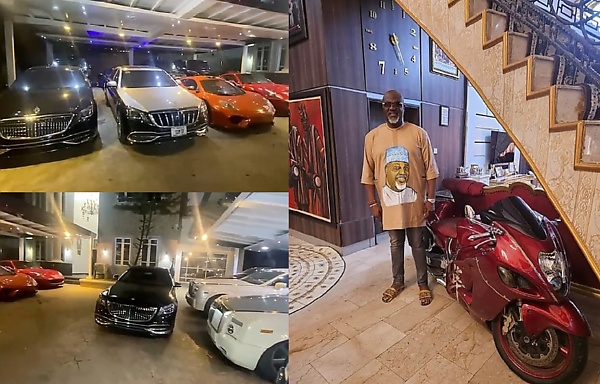 Dino Melaye Shows Off His Upgraded 15-vehicle Carport That Reportedly Cost N35 Million To Build - autojosh