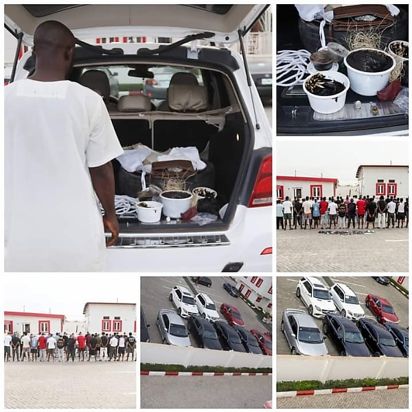 EFCC Arrests 48 Yahoo Boys And Their Herbalist In Kogi, Recovers 10 Exotic Cars, Two Motorcycles - autojosh 